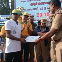 Receiving Certificate from Circle Inspector , Hosur